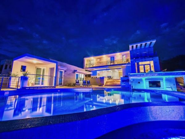 On Beach Puerto Rico luxury Villa Private Movie Screening  Private Beach