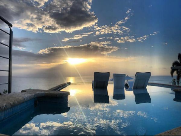On Beach Puerto Rico luxury Villa Private Movie Screening  Private Beach