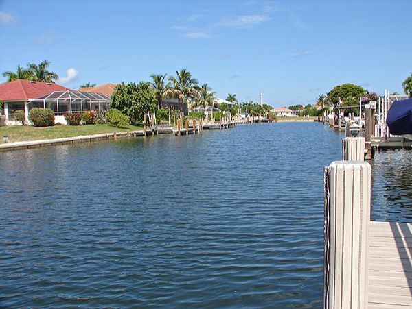 Marco Island Canal Front Three Bedroom Vacation Home