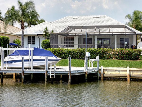Marco Island Canal Front Three Bedroom Vacation Home