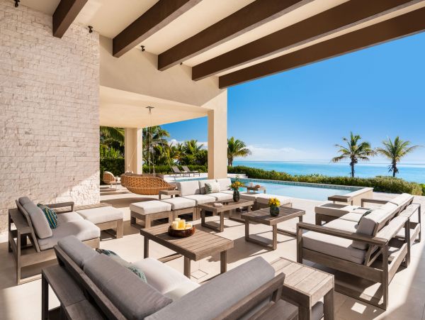 Seafront Six Bedroom Rental Home in Turks and Caicos