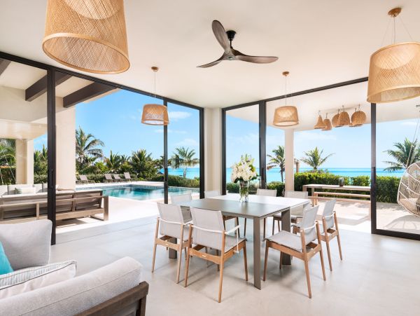 Seafront Six Bedroom Rental Home in Turks and Caicos