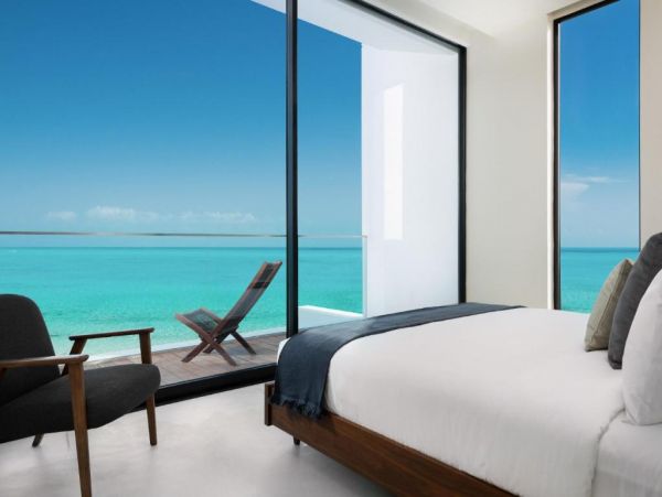 On Beach Turks and Caicos Vacation Home + Guests House Sleeps 16