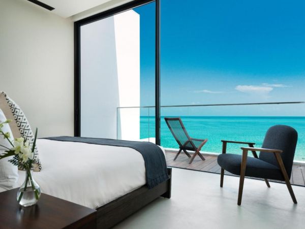 On Beach Turks and Caicos Vacation Home + Guests House Sleeps 16