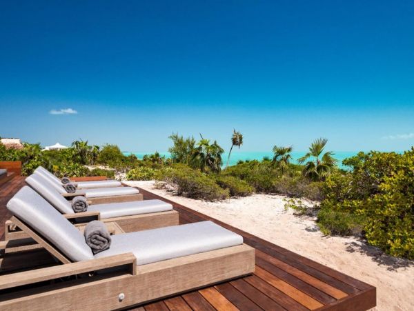 On Beach Turks and Caicos Vacation Home + Guests House Sleeps 16