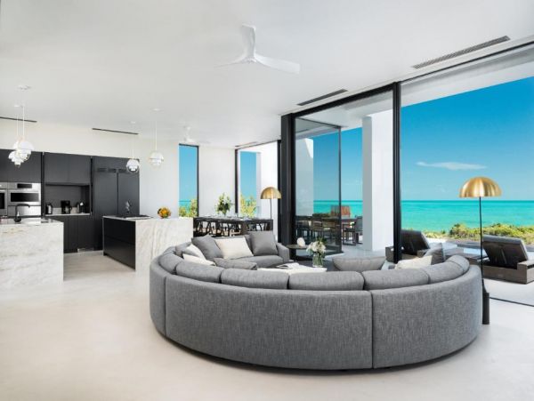 On Beach Turks and Caicos Vacation Home + Guests House Sleeps 16
