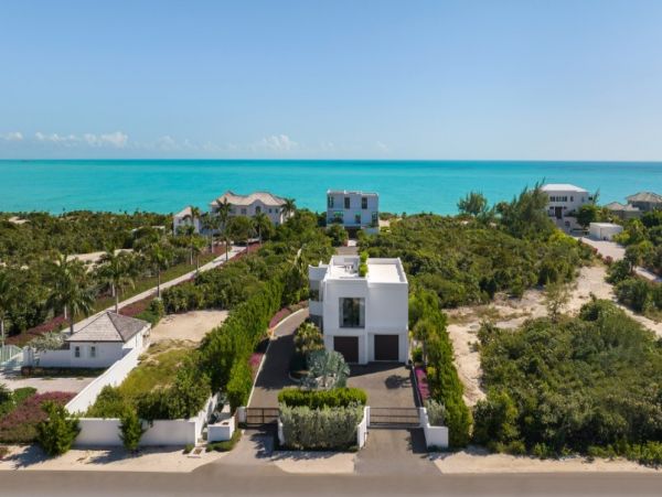 On Beach Turks and Caicos Vacation Home + Guests House Sleeps 16