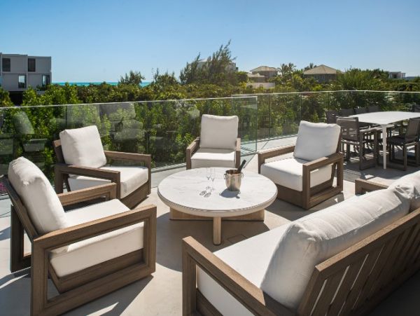 On Beach Turks and Caicos Vacation Home + Guests House Sleeps 16