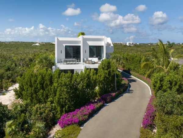 On Beach Turks and Caicos Vacation Home + Guests House Sleeps 16