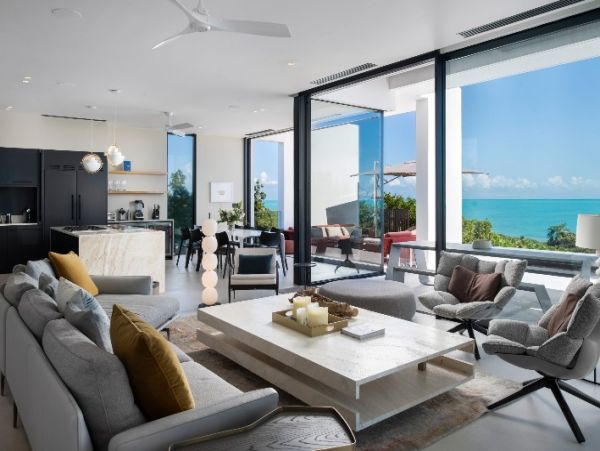 On Beach Turks and Caicos Vacation Home + Guests House Sleeps 16
