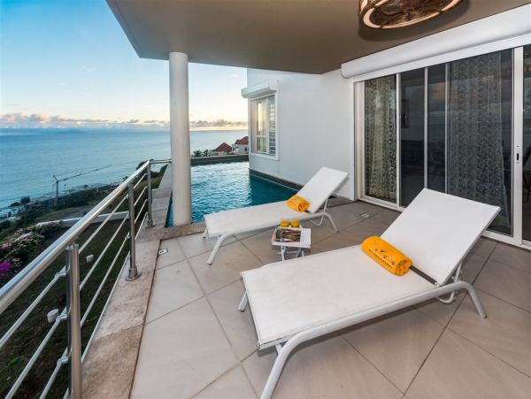 St. Martin Three Bedroom Pool Home with Sprawling Ocean & Bay Views