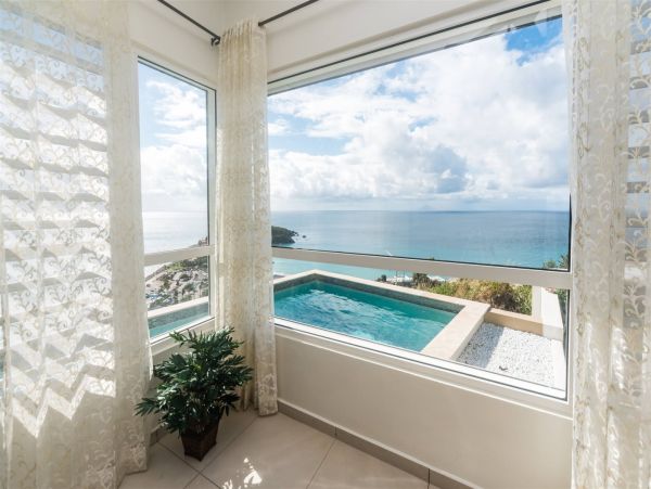 St. Martin Three Bedroom Pool Home with Sprawling Ocean & Bay Views