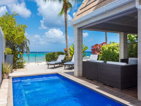 Barbados Beach Front Luxury Vacation Villa