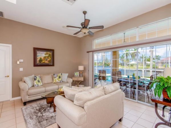 Beautiful Vacation Home in Cape Coral with Boat Dock
