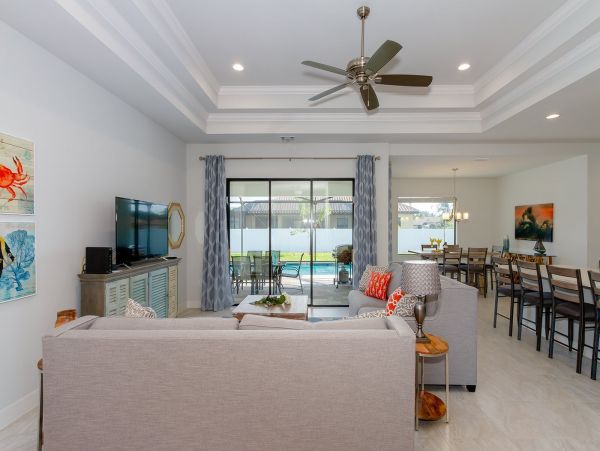 Cape Coral Vacation Pool Home Four Bedroom