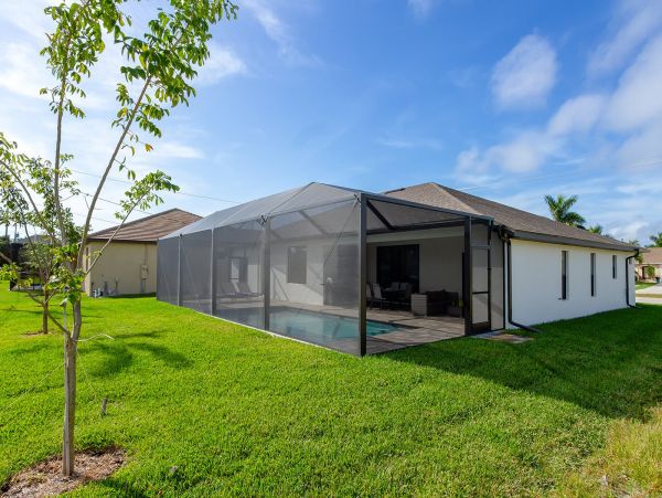 Cape Coral Vacation Pool Home Four Bedroom