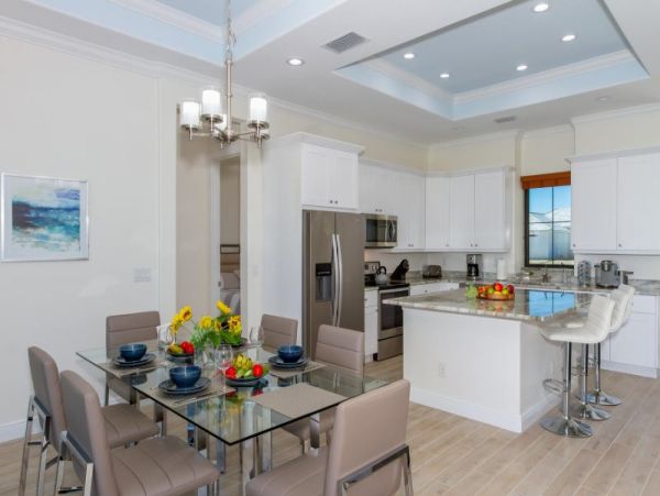 3 Bedroom Canal Front Home in Cape Coral with Caged Pool