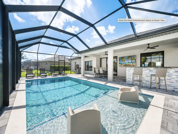 Cape Coral Vacation Rental Villa - Florida Gulf Coast Family Vacation Home