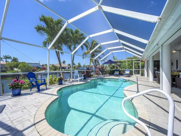 Cape Coral Vacation Pool Home Two Bedrooms Private Pools