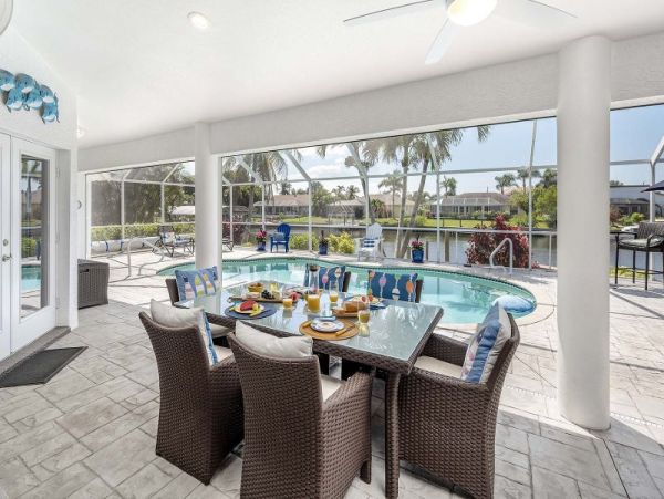 Cape Coral Vacation Pool Home Two Bedrooms Private Pools