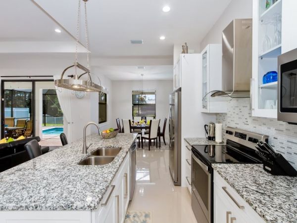 Private Caged Pool Cape Coral Vacation Home Four Bedroom