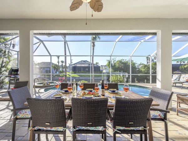 Cape Coral Four Bedroom Luxury Pool Home