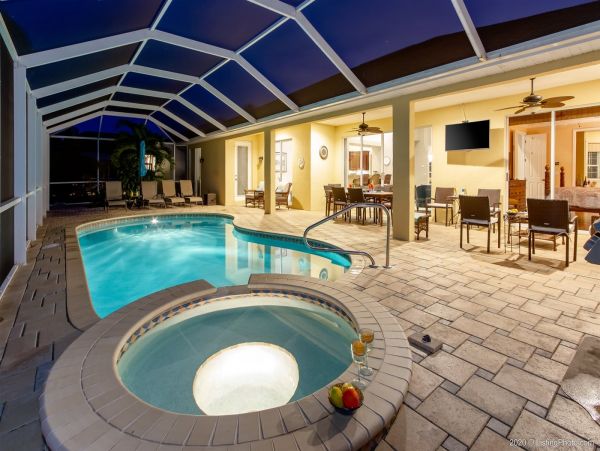 Cape Coral Four Bedroom Luxury Pool Home