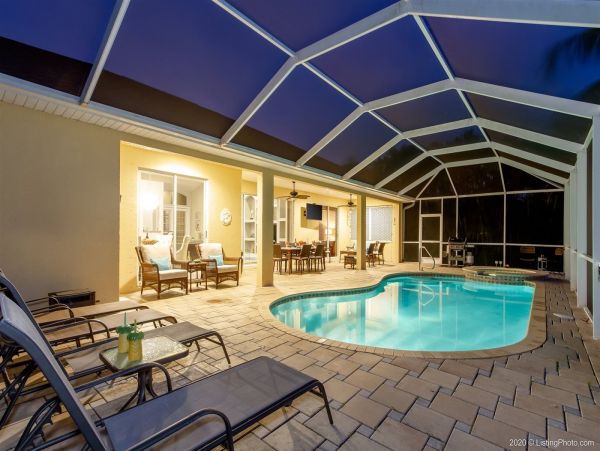 Cape Coral Four Bedroom Luxury Pool Home