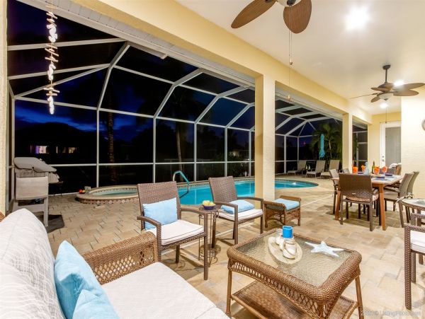 Cape Coral Four Bedroom Luxury Pool Home