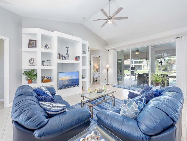 Cape Coral Vacation Rental Villa - Florida Gulf Coast Waterfront Home with Pool & Spa