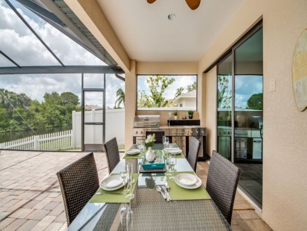 Water Views Cape Coral Vacation Pool Home
