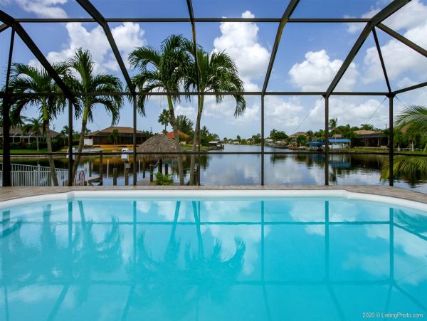 Cape Coral Vacation Home Three Bedroom Water Views
