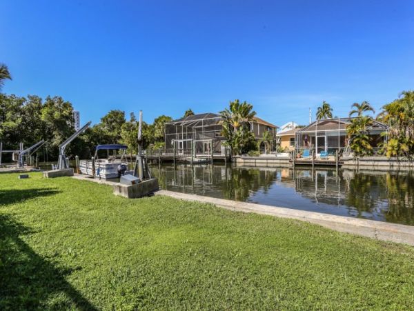 Canal Front Three Bedroom Rental Home in Fort Myers Beach