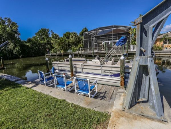 Canal Front Three Bedroom Rental Home in Fort Myers Beach