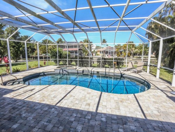 Canal Front Three Bedroom Rental Home in Fort Myers Beach