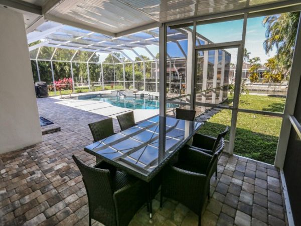 Canal Front Three Bedroom Rental Home in Fort Myers Beach