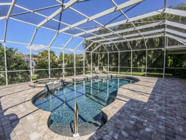 Canal Front Three Bedroom Rental Home in Fort Myers Beach
