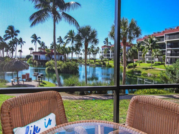 Partial Gulf Views Sanibel Vacation Condo Three Bedroom