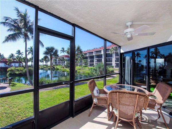 Partial Gulf Views Sanibel Vacation Condo Three Bedroom