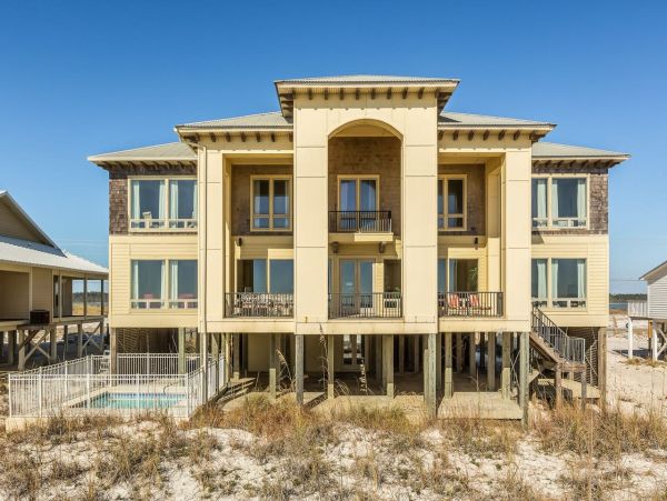 Gulf Shores Ten Bedroom Gulf Front Vacation Home