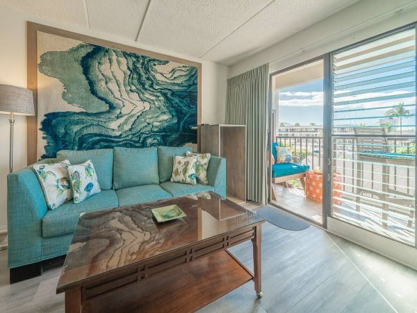 Partial ocean view Kihei condo