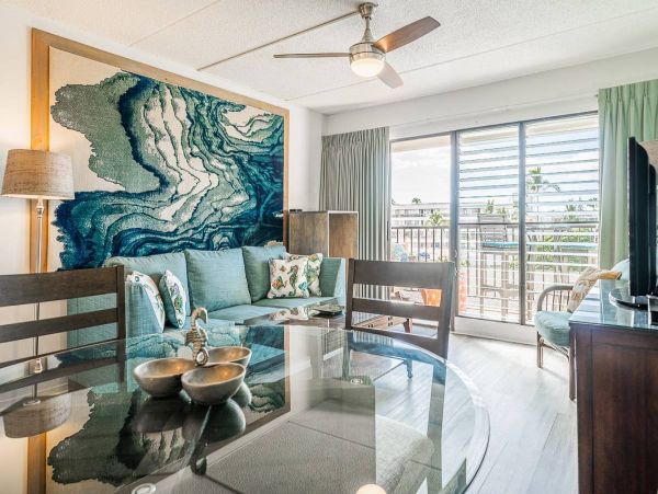 Partial ocean view Kihei condo