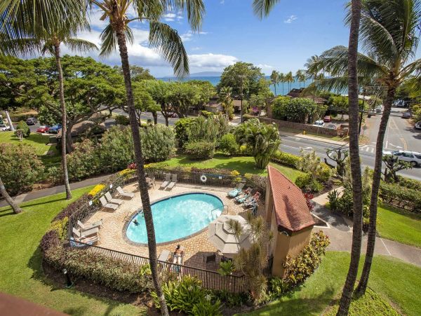 Kihei Maui Vacation Rental Ocean View Condo Across from Charley Young Beach
