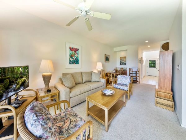 Koloa Vacation Condo Two Bedroom Walk to Beach
