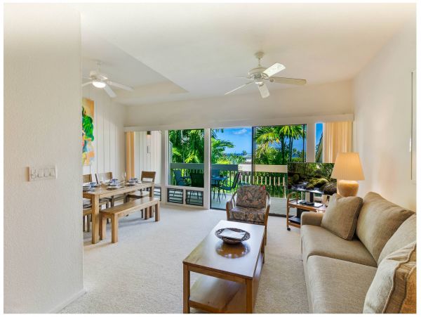 Koloa Vacation Condo Two Bedroom Walk to Beach