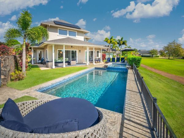 Lovely Private Pool Home with Views Upscale Interior Kauai South Shore