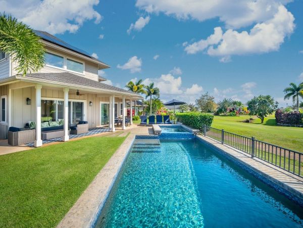 Lovely Private Pool Home with Views Upscale Interior Kauai South Shore