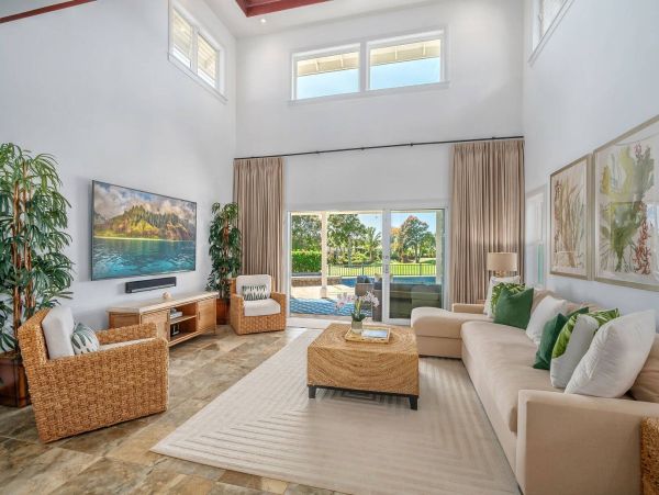 Lovely Private Pool Home with Views Upscale Interior Kauai South Shore