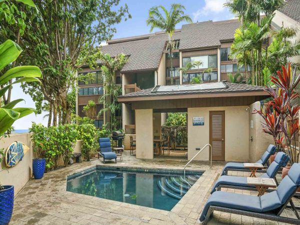 Poipu Three Bedroom Unique Oceanfront Vacation Condo