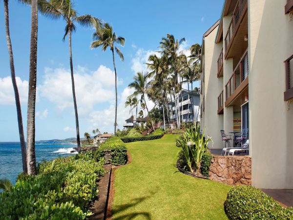Poipu Three Bedroom Unique Oceanfront Vacation Condo